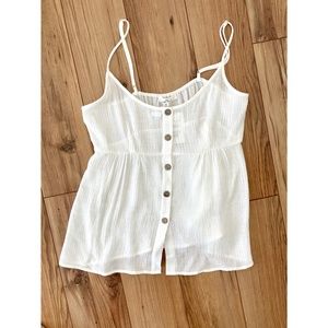Light White Tank Top - Size Small
